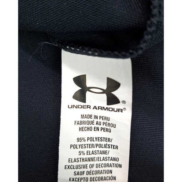 Under Armour Wrigley Field 100 Years Polo Shirt Men Large Black Cubs Anniversary - Picture 6 of 9